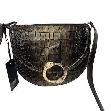 Roberto Cavalli Shoulder bag Patent leather in Black