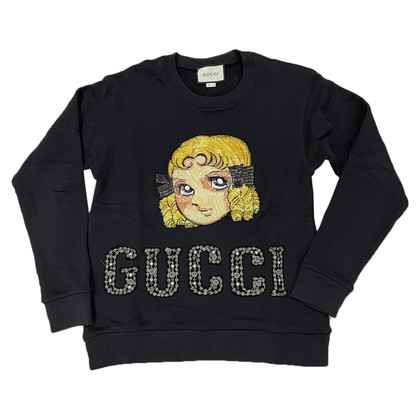 Gucci Strick aus Baumwolle in Schwarz