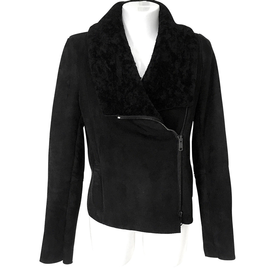 Vince Jacket/Coat Leather in Black
