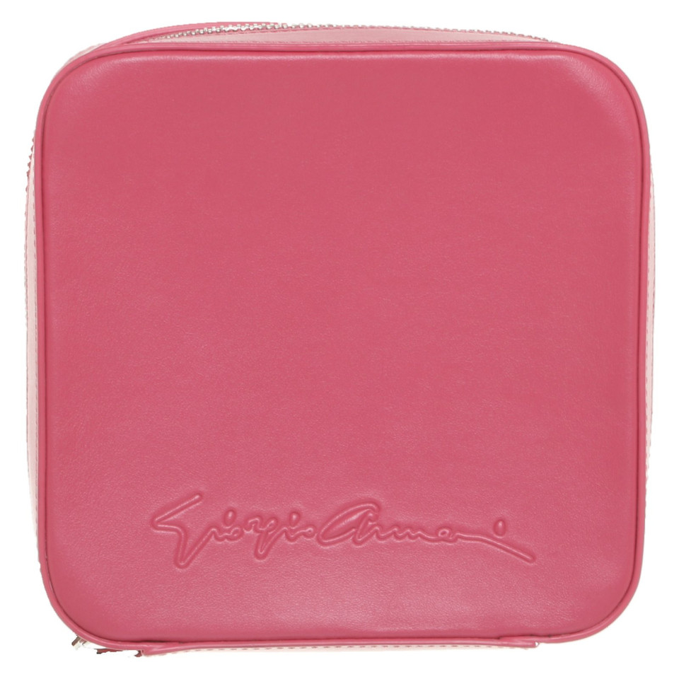 Armani Clutch Bag Leather in Pink