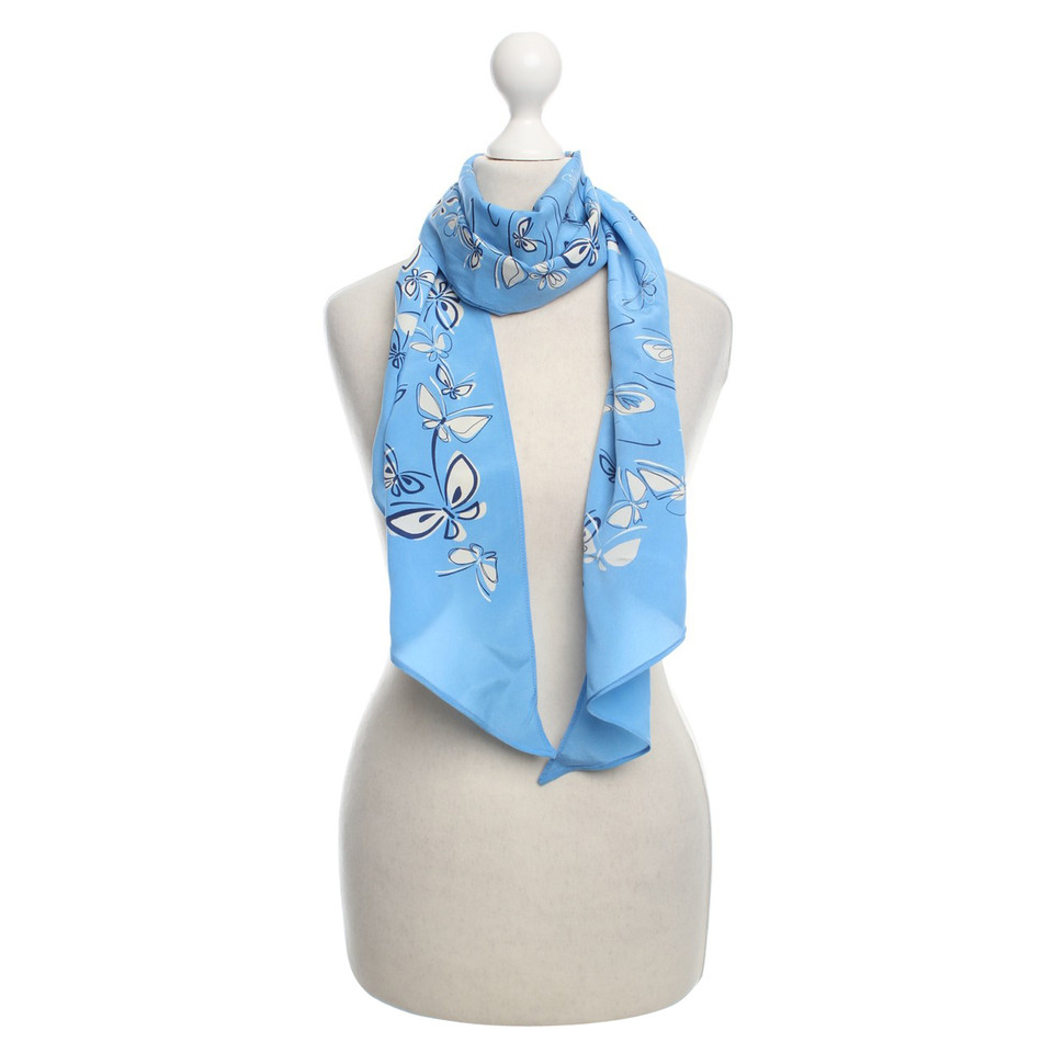 Salvatore Ferragamo silk scarf with butterfly print