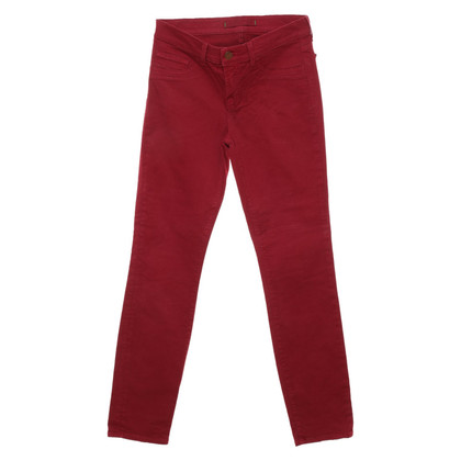 J Brand Jeans Katoen in Rood
