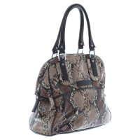 Longchamp Handtasche mit Python-Muster