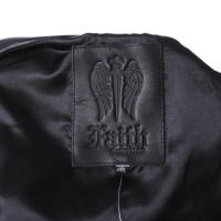 Faith Connexion Vest Leather in Black