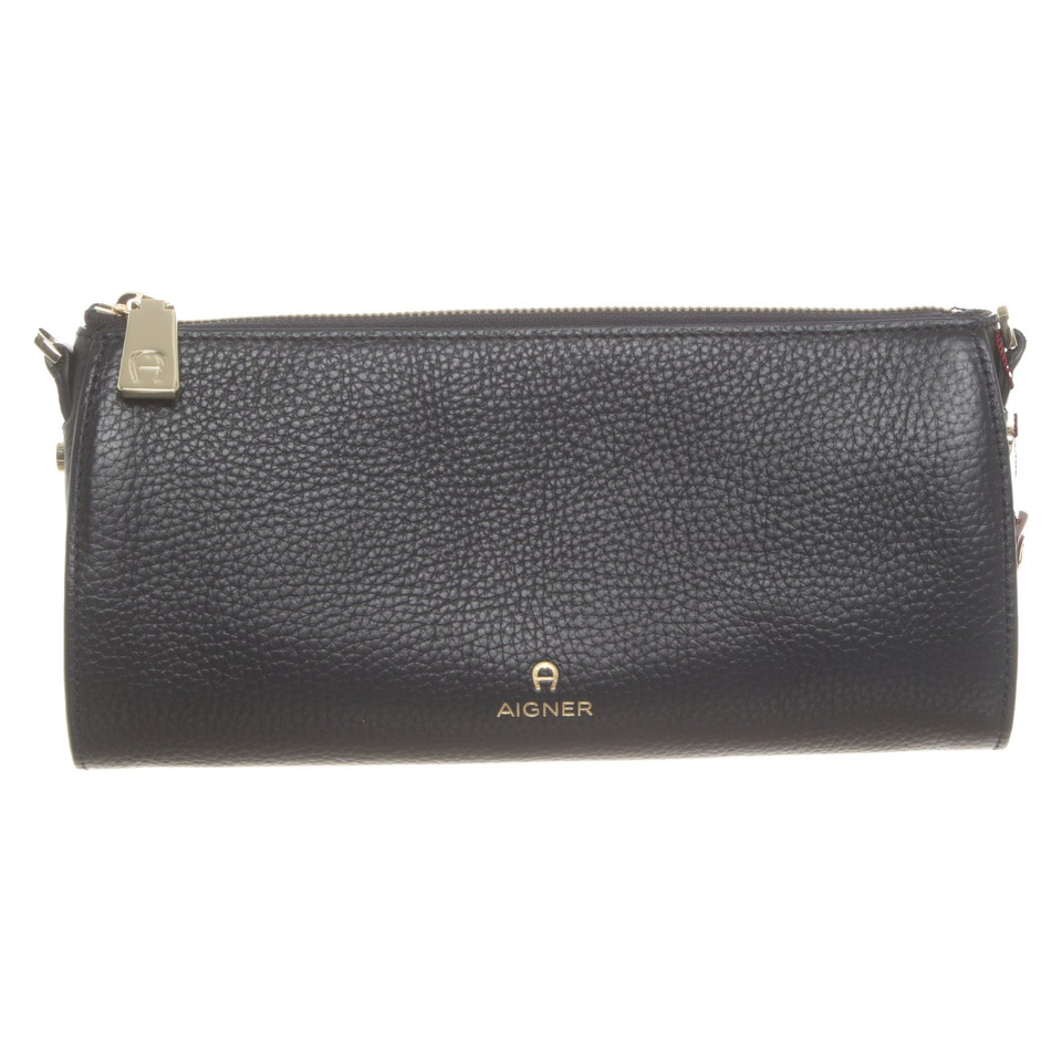 Aigner Clutch Bag Leather in Blue