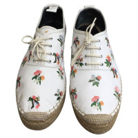 Saint Laurent Lace-up shoes Leather in White