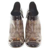 Gucci Enkel laarzen met Guccissima patroon