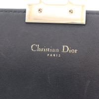 Christian Dior Promenade Clutch aus Leder in Schwarz