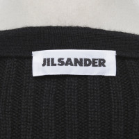 Jil Sander Strickjacke in Schwarz