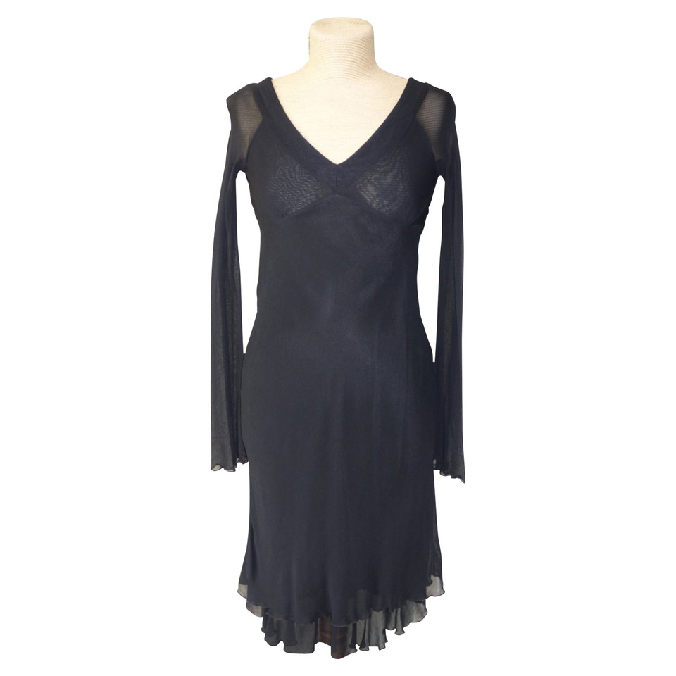 Twin Set Simona Barbieri Dress Viscose in Black