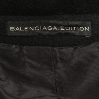 Balenciaga Wool coat in black