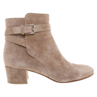 Gianvito Rossi Bottines en Daim en Beige