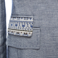 Nusco Blazer en bleu / blanc