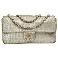 Chanel Timeless Classic Leer in Goud