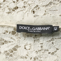 Dolce & Gabbana Oberteil in Creme