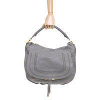 Chloé Marcie Bag Medium aus Leder in Grau