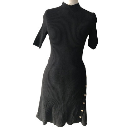 Maje Kleid aus Viskose in Schwarz