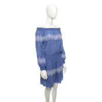 Tory Burch Vestito in Cotone in Blu