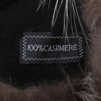 Andere merken Cashmere stal met bontversiering