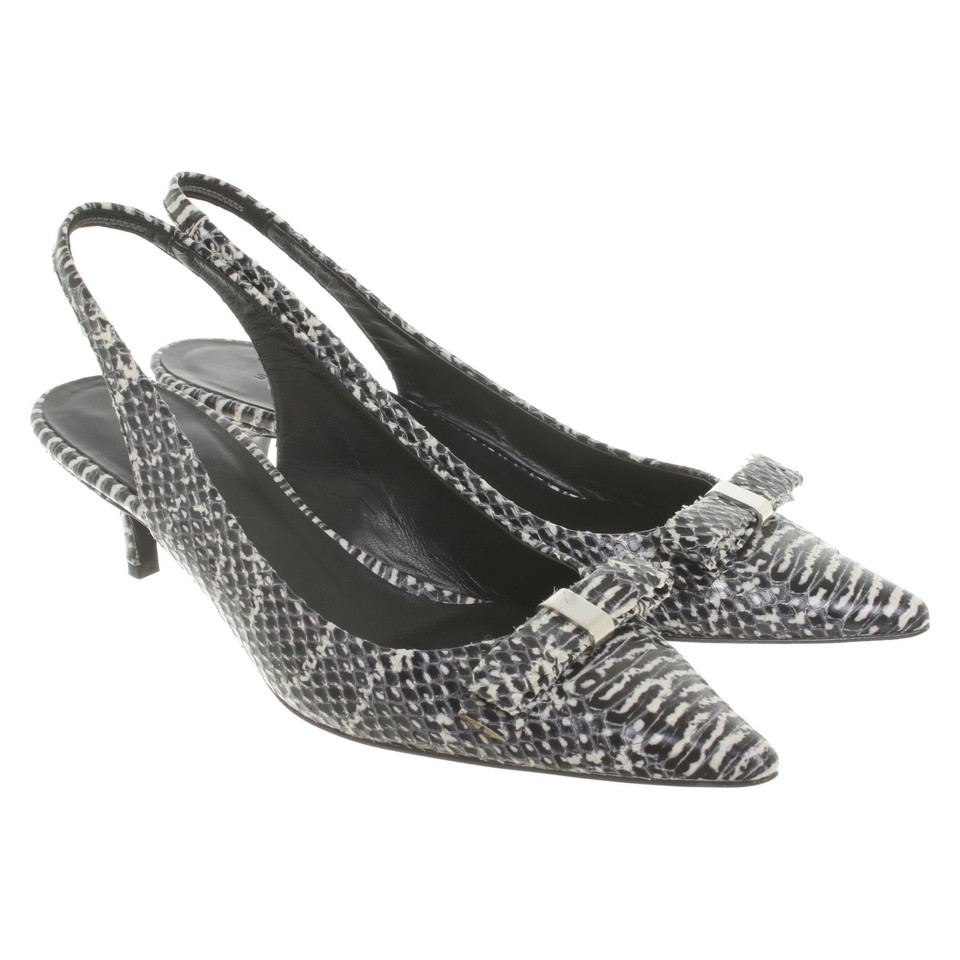 Strenesse Slingback-pumps made of reptile leather