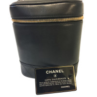 Chanel Beautycase in black leather
