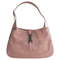 Gucci Jackie Bag aus Leder in Rosa / Pink