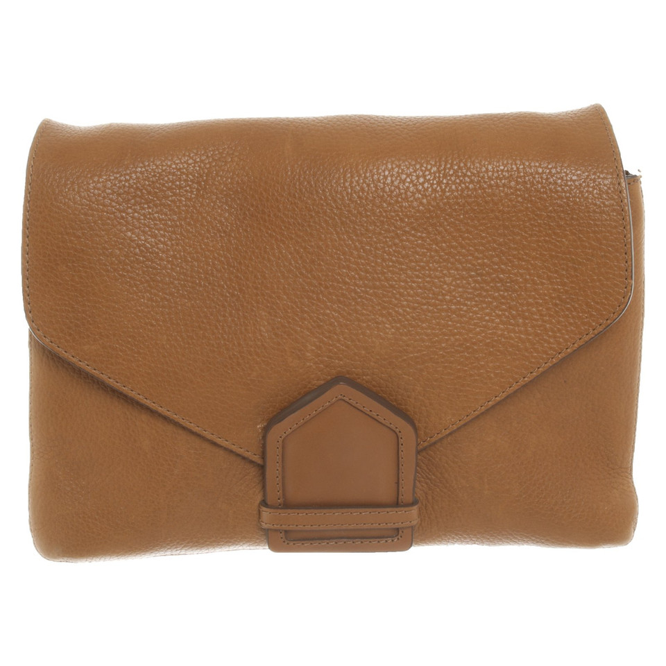 Massimo Dutti Shoulder bag Leather in Brown