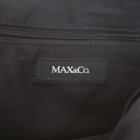 Max & Co Handtasche aus Leder in Schwarz