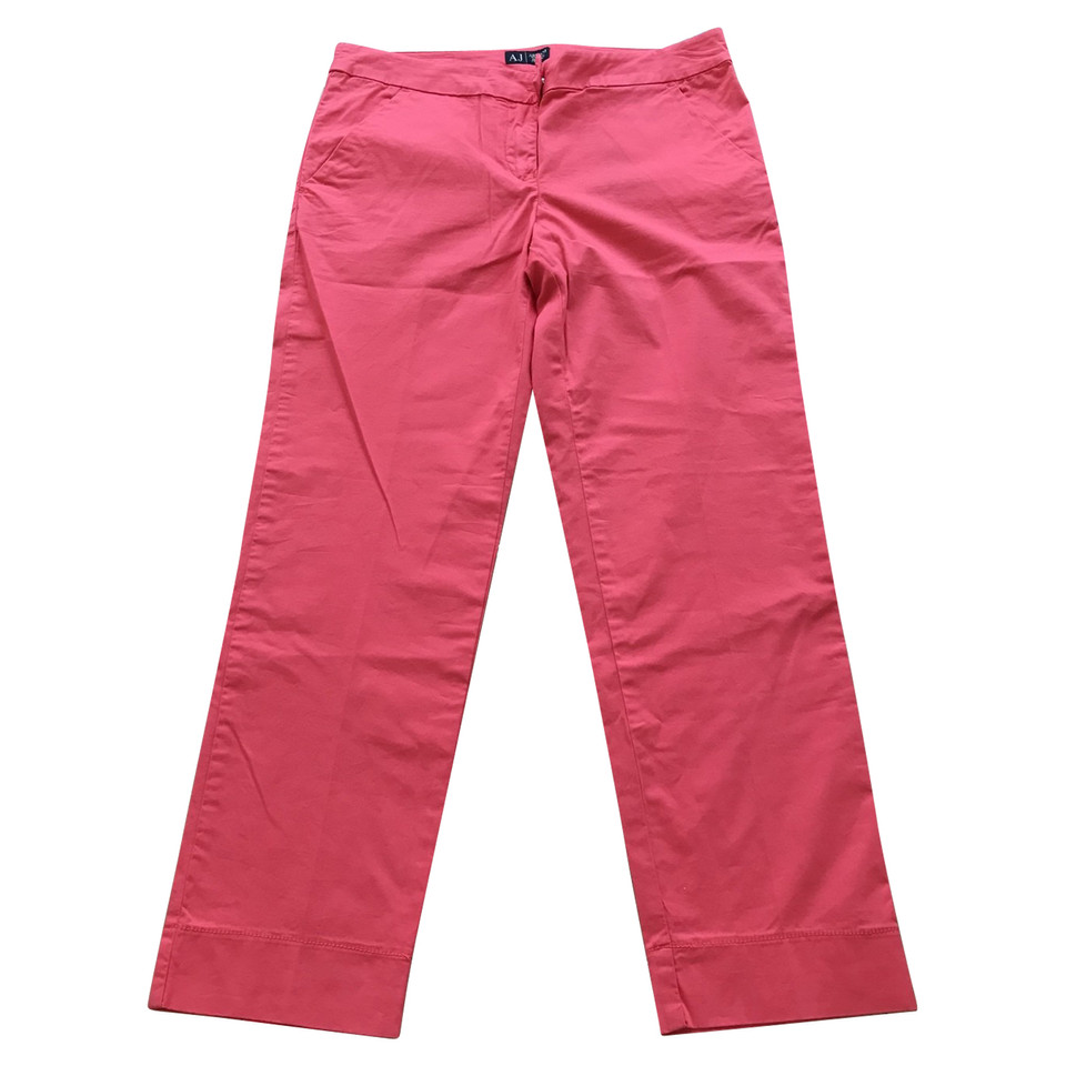 Armani Jeans trousers in pink