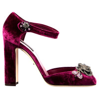 Dolce & Gabbana Pumps/Peeptoes en Viscose en Rose/pink