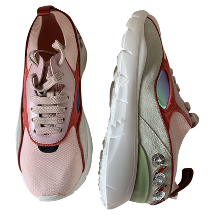 Valentino Garavani Sneakers Leer in Roze