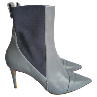 Elisabetta Franchi Ankle boots Leather in Grey