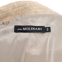 Anna Molinari Jacket/Coat in Beige