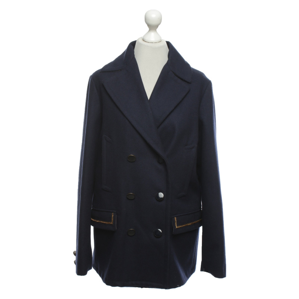 Momoni Veste/Manteau en Bleu