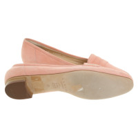 Andere Marke Slipper/Ballerinas aus Wildleder in Rosa / Pink
