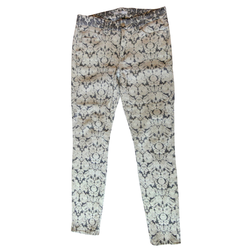7 For All Mankind trousers with weave pattern