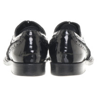 Dolce & Gabbana Chaussures à lacets en cuir verni