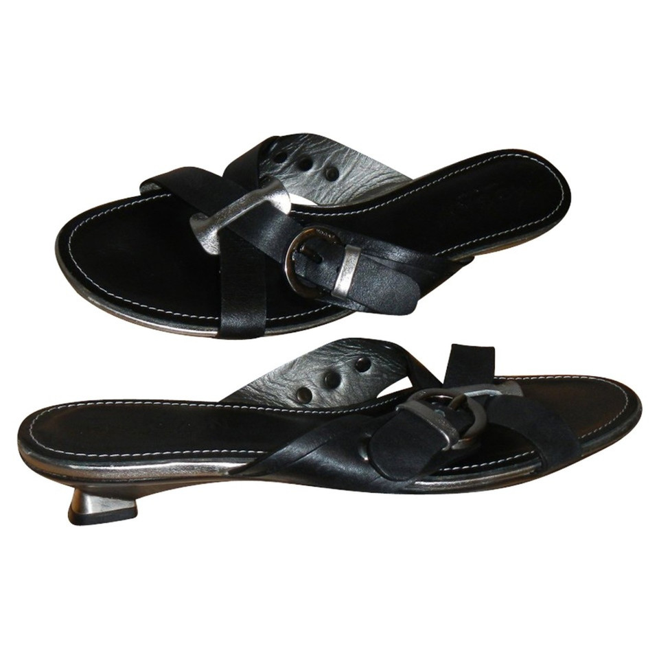 Hogan leather sandals