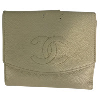 Chanel Wallet white caviar leather
