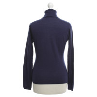 René Lezard Rollkragenpullover in Blau