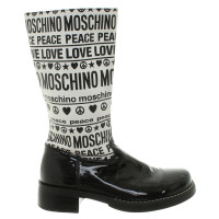 Moschino Boots with different color shank