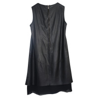 Twin Set Simona Barbieri Dress Leather in Black