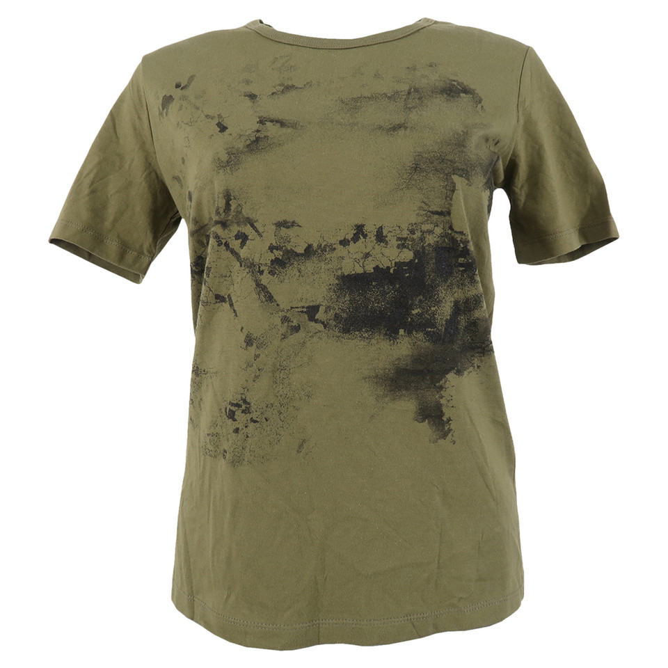 Helmut Lang Top Cotton in Olive