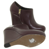 Marni Ankle Boots in Bordeaux
