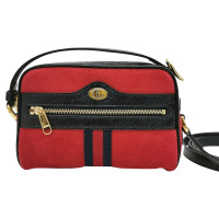 Gucci Ophidia Small Messenger Suede in Red