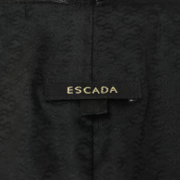 Escada Black leather jacket with studs