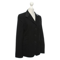 Akris Blazer aus Wolle in Schwarz