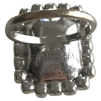 Swarovski Ring Silvered in Silvery