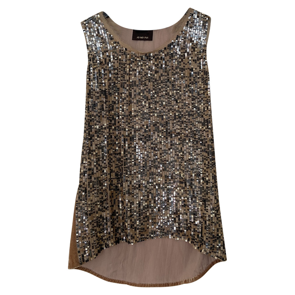 Jo No Fui Top Viscose in Gold