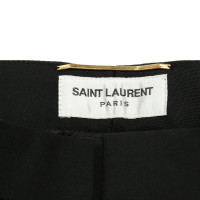 Saint Laurent Broeken Wol in Zwart